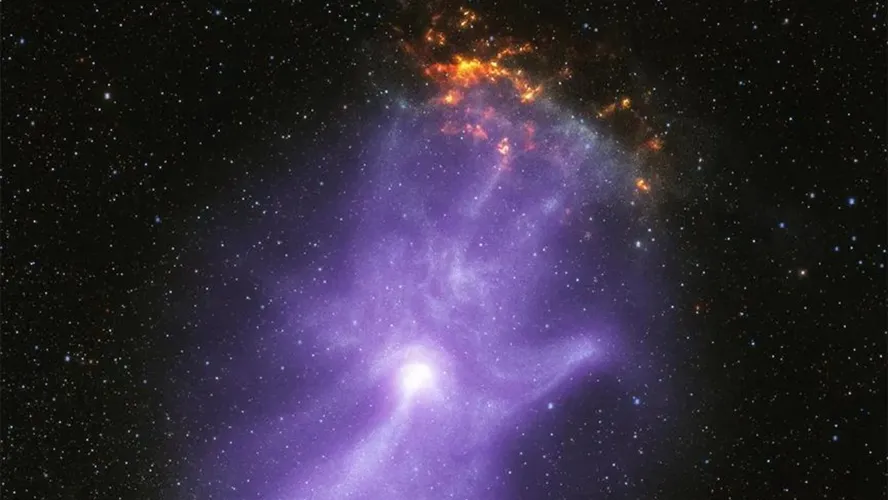 News NASA photograph reveals cosmic hand of God with unprecedented details